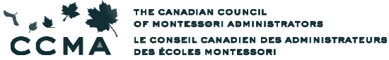 Canadian Council of Montessori Administrators Accredited Member